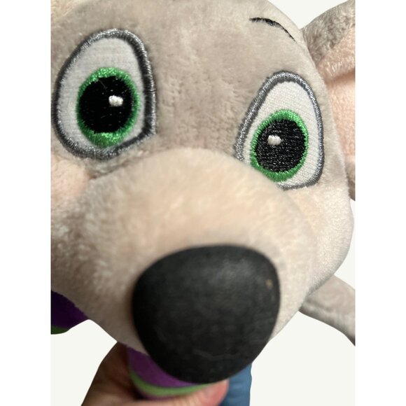 Chuck E. Cheese Plush Toy With Jeans & Purple Shirt - Picture 9 of 9